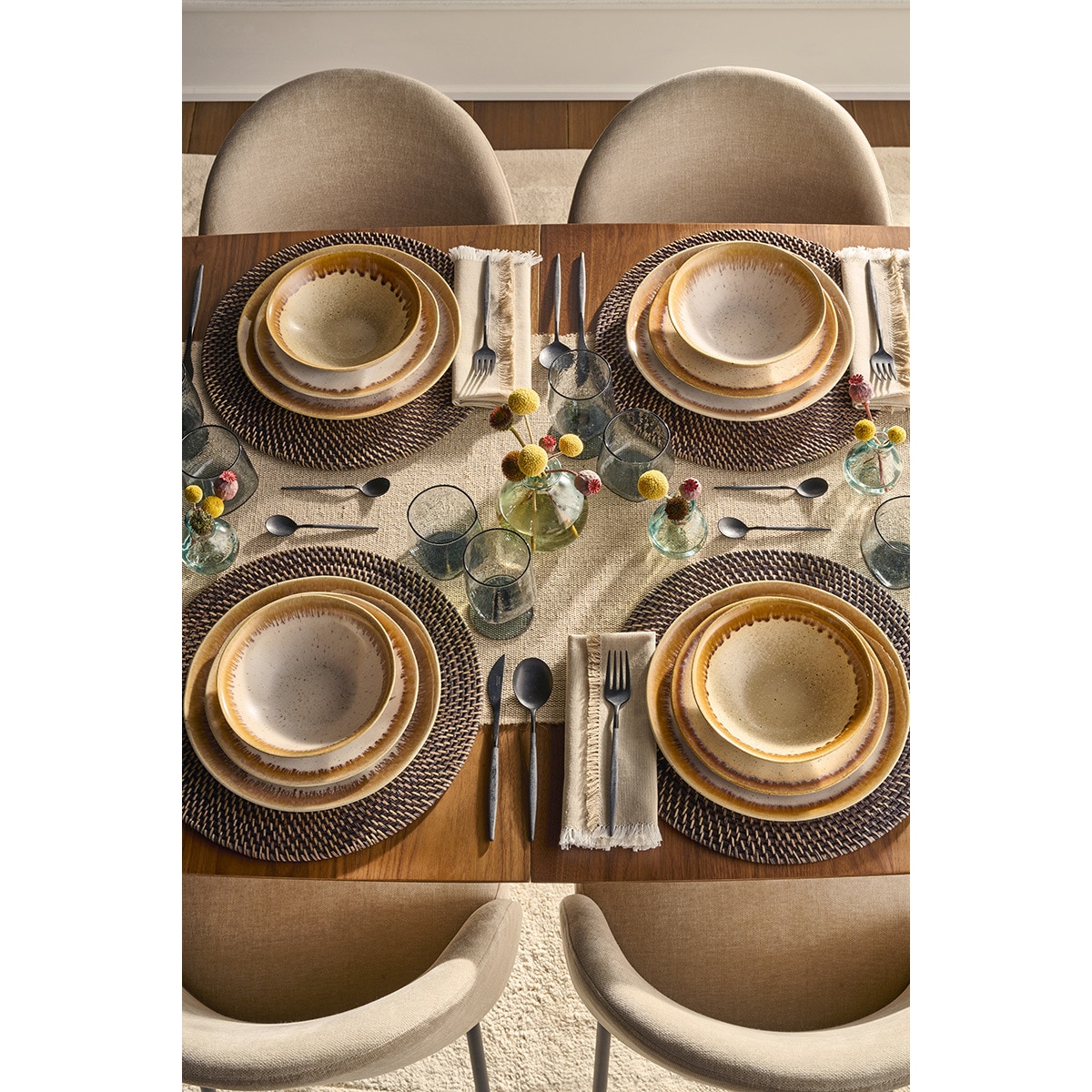 Prato plano Amber El Corte Inglés Creme-9