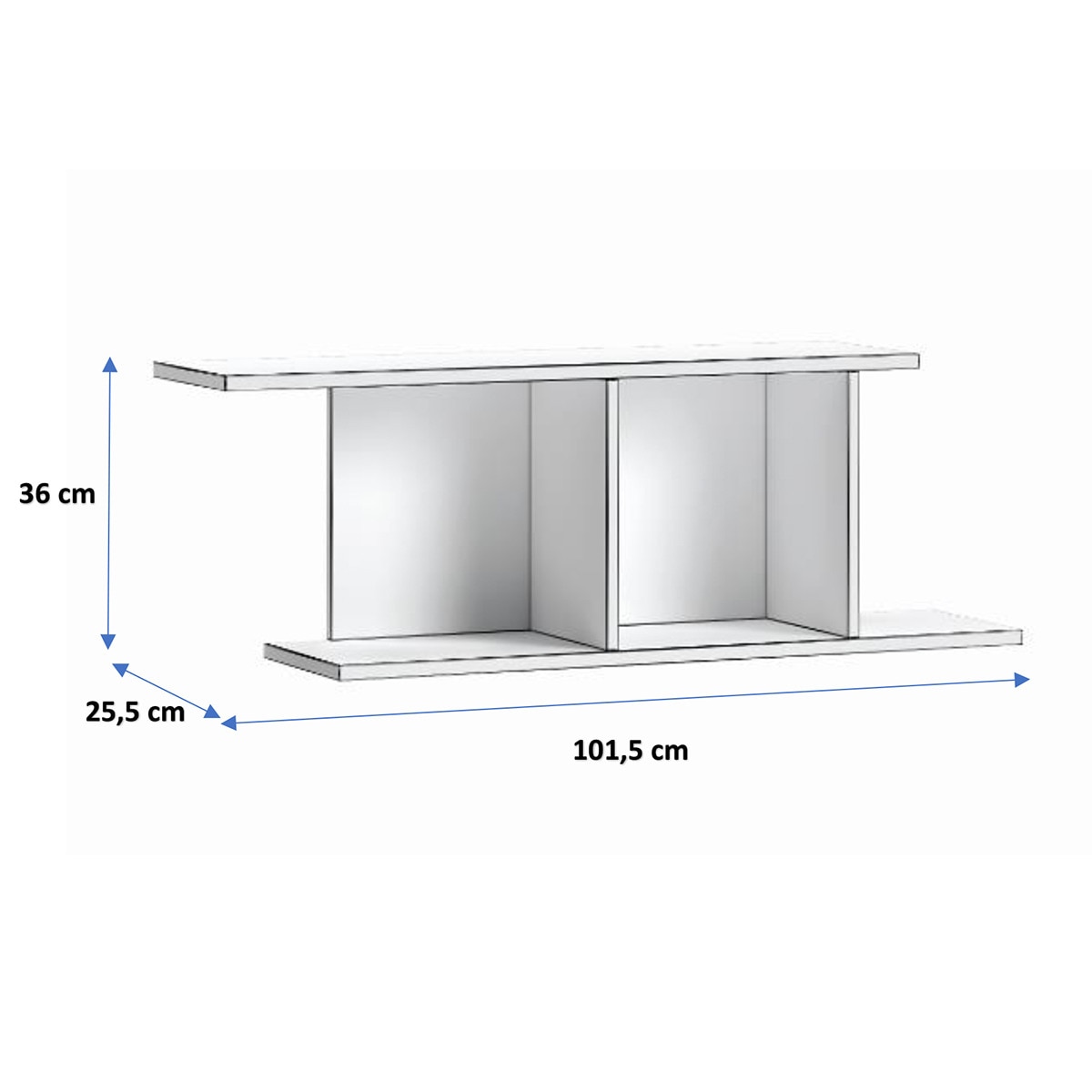 Estante Móvel Noel Pedra - Giz-4