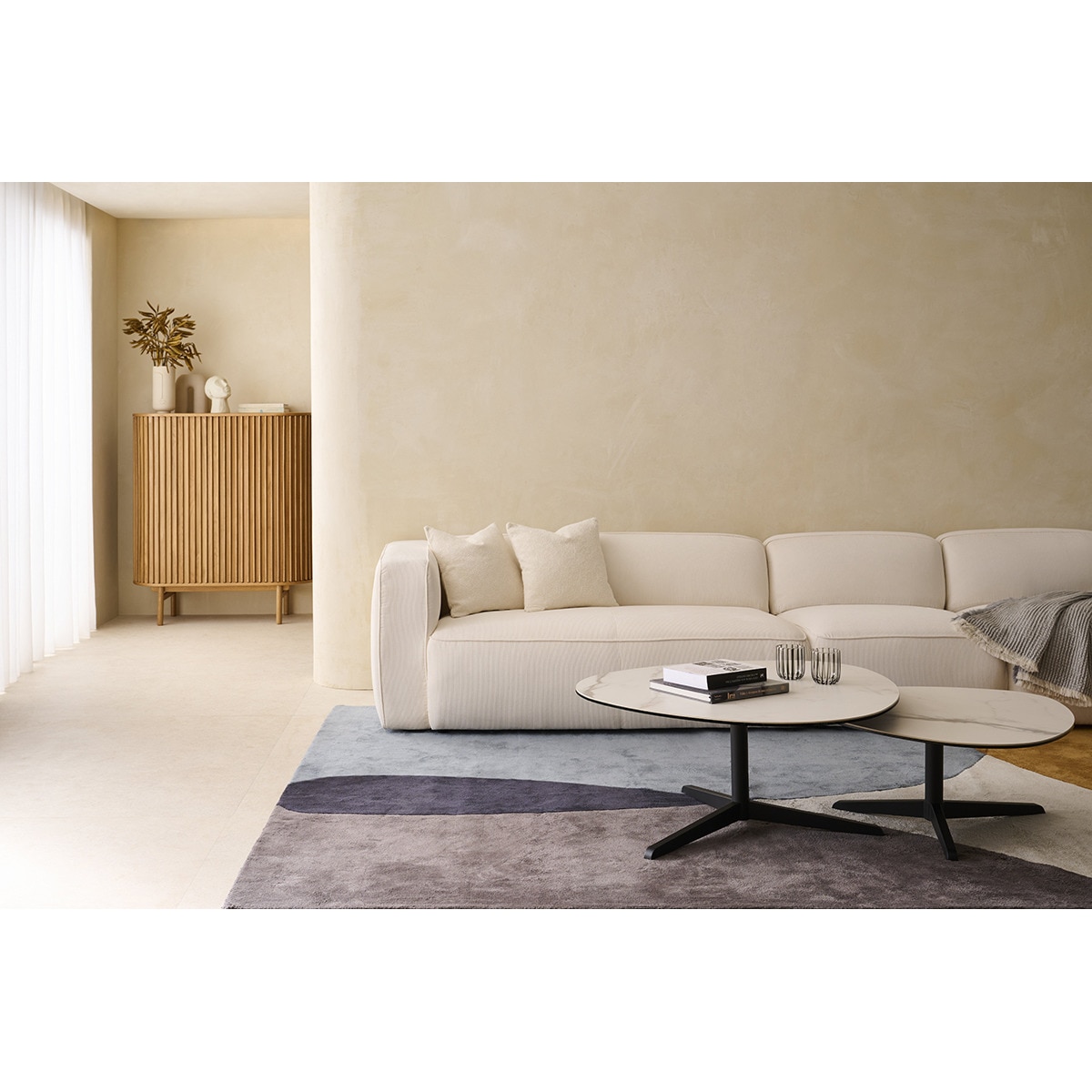 Set de 2 mesas de centro Elva Room - El Corte Inglés Blanco-6