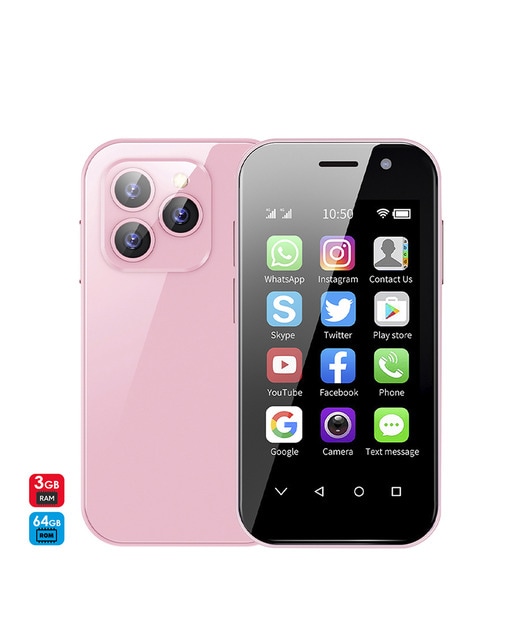 Imagen 0 de Dam Mini smartphone Soyes 14 PRO 4G, Android 9.0, 3GB RAM + 64GB. Pantalla 3''