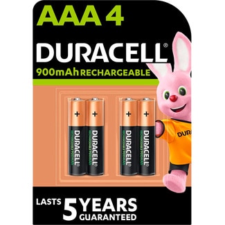 Pilhas Recarregáveis AAA900 embalagem 4 unidades - Duracell