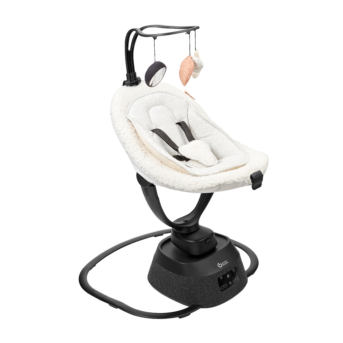 Baloiço Motorizado e Controlável à Distância Swoon Evolution Curl White x Babyatoutprix Azul-1