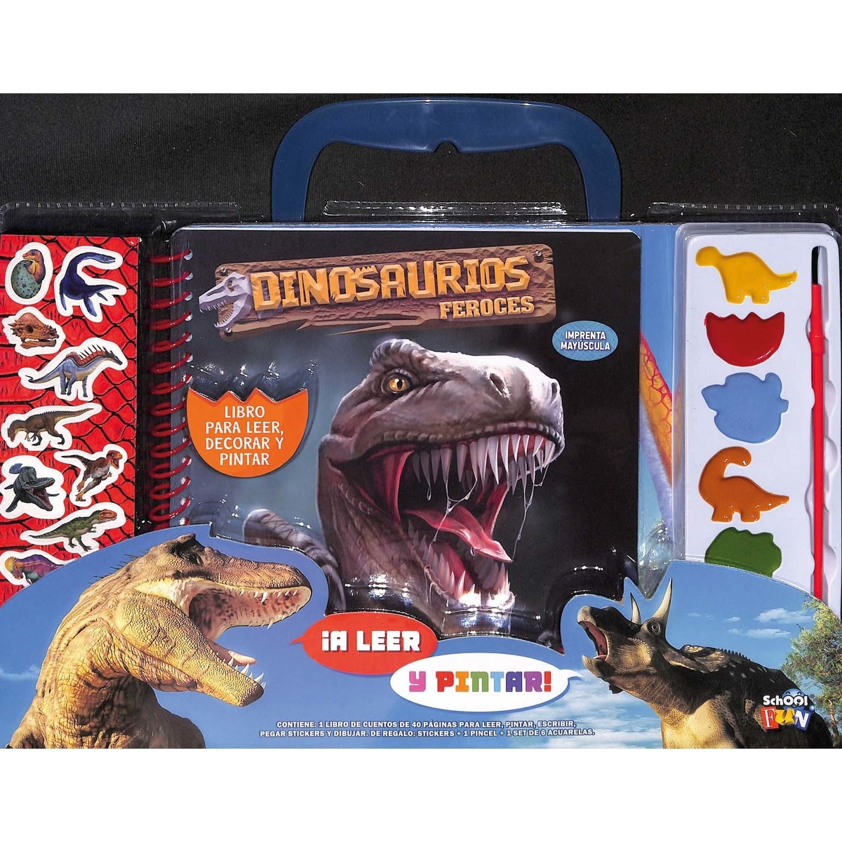 Dinosaurios feroces - ða leer y pintar! 1