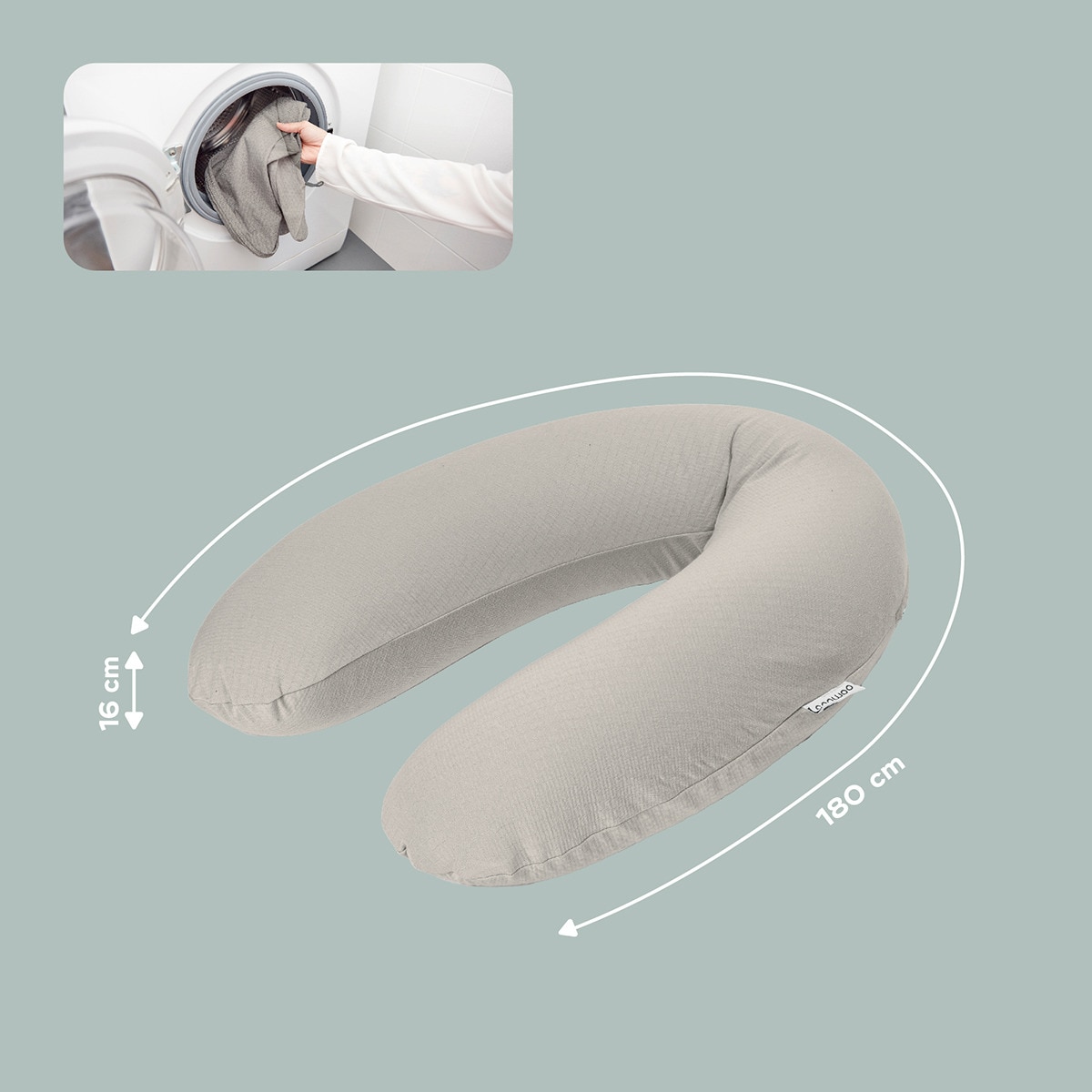 Almofada de Amamentação Doomoo Buddy Bege Serra-6