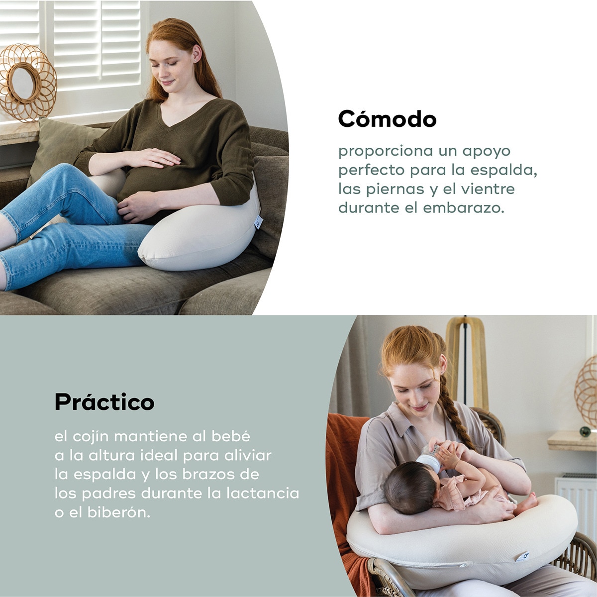 Almofada de Amamentação Doomoo Buddy Bege Serra-4