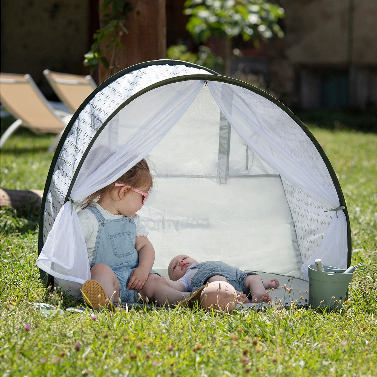 Tenda Anti-UV Jogos UPF 50+ Verde Laurel-3