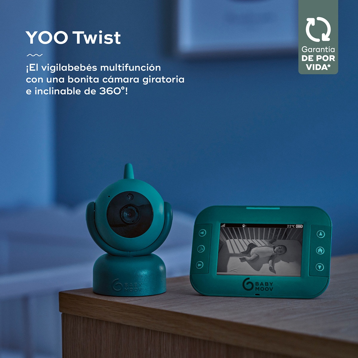 Intercomunicador de Vídeo Motorizado Yoo-Twist Verde-3