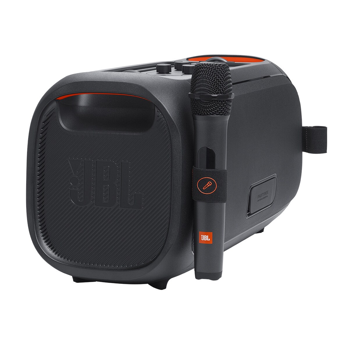 Coluna Portátil JBL PartyBox On-The-Go Essential com Luzes e Microfone sem Fios - Preto Preto-5