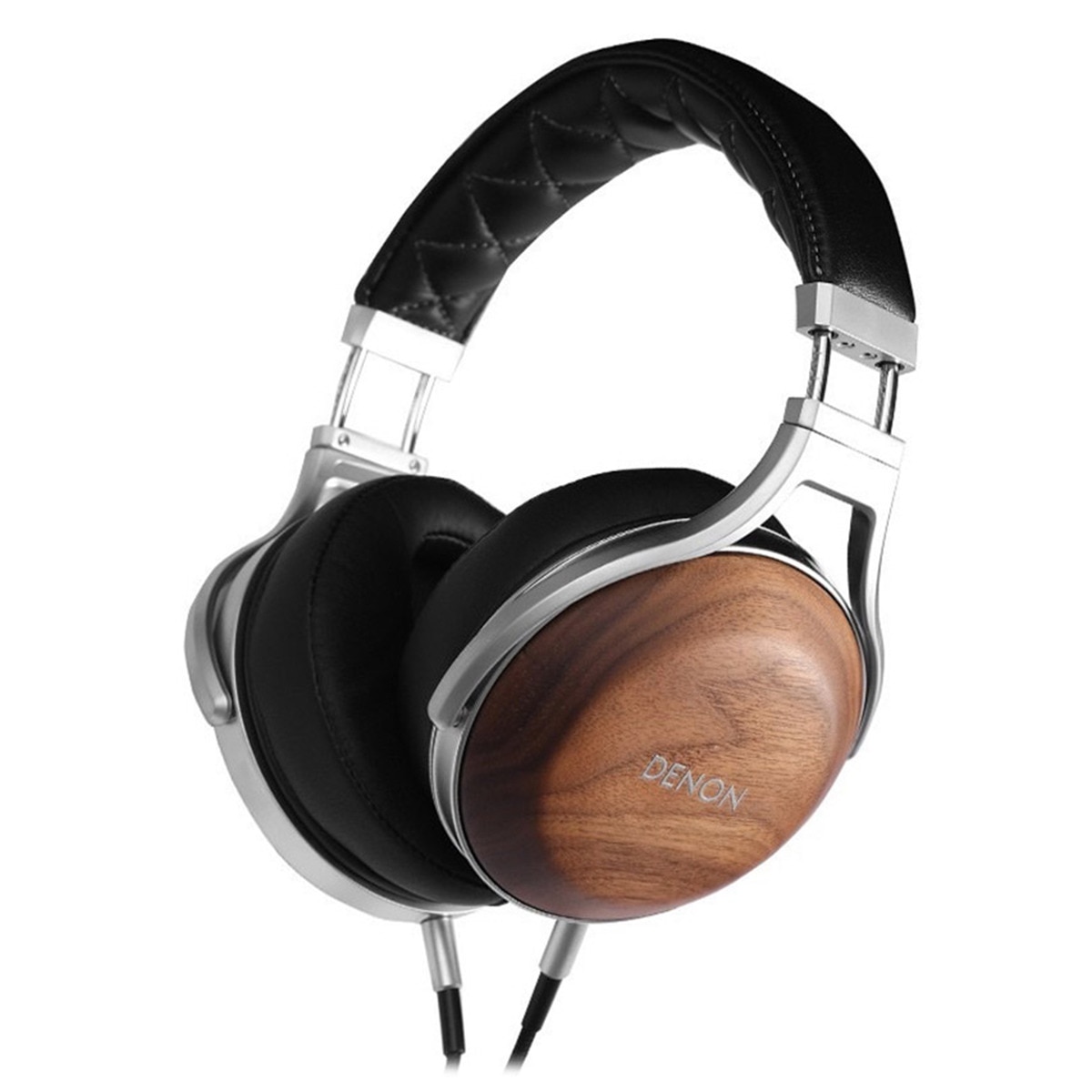 Auriculares de diadema con cable Denon AH-D7200 Negro / Madera-1