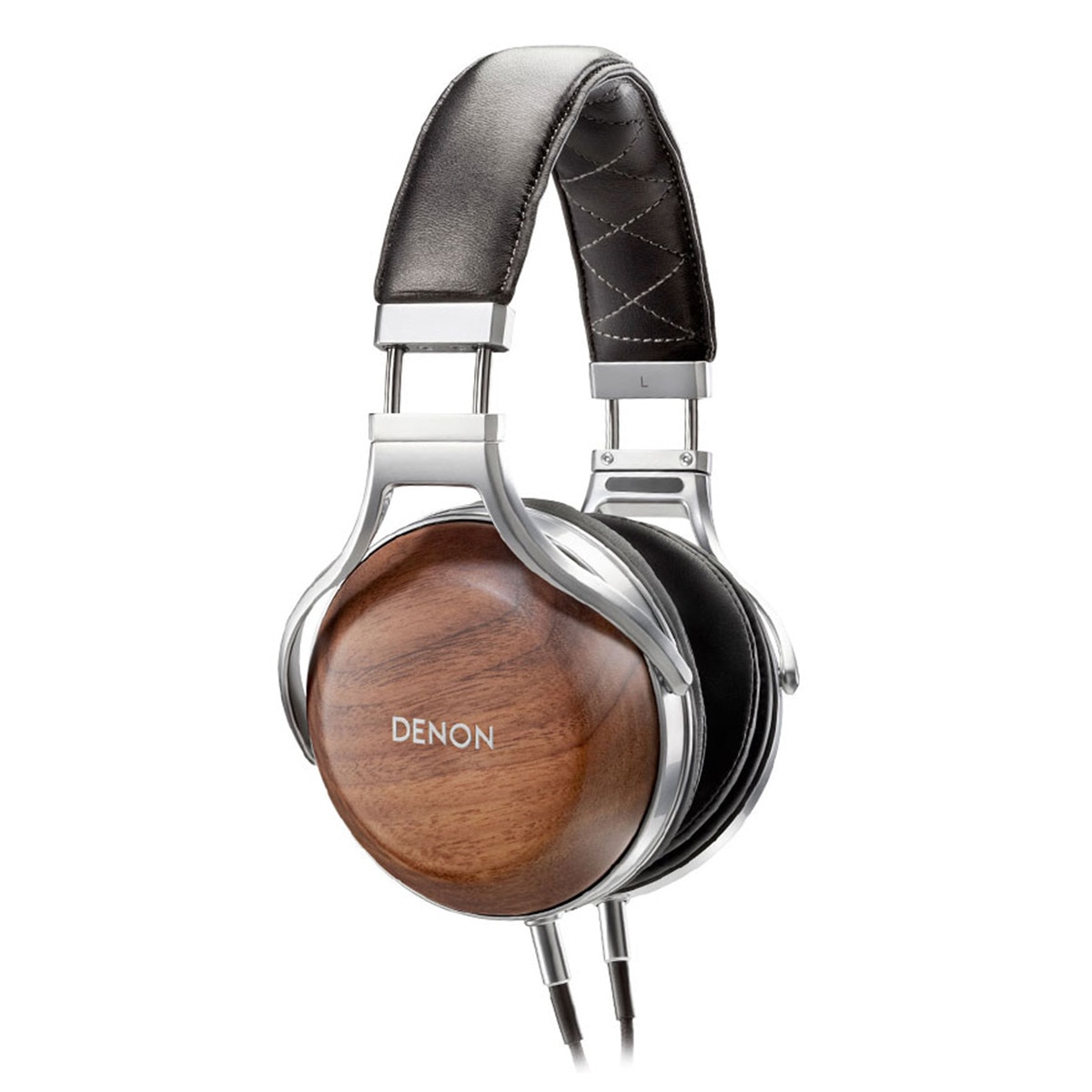Auriculares de diadema con cable Denon AH-D7200 Negro / Madera-2