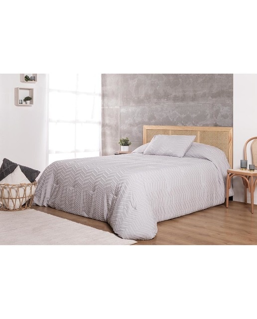 Imagen 0 de Edredón confort Don Algodón 090 cm leto gris