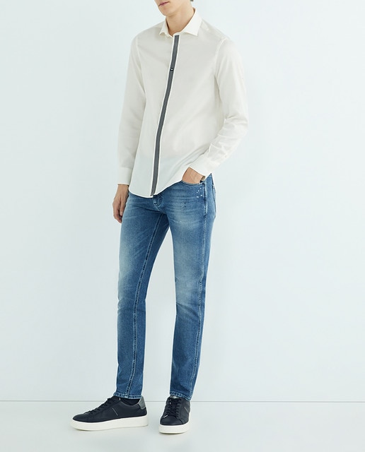 Imagen 0 de Camisa sport de hombre lisa