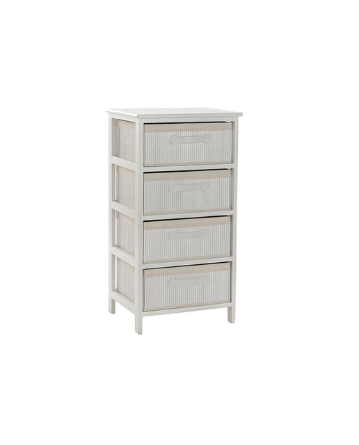 Imagen 0 de Cajonera bambú paulownia 42x32x81 blanco