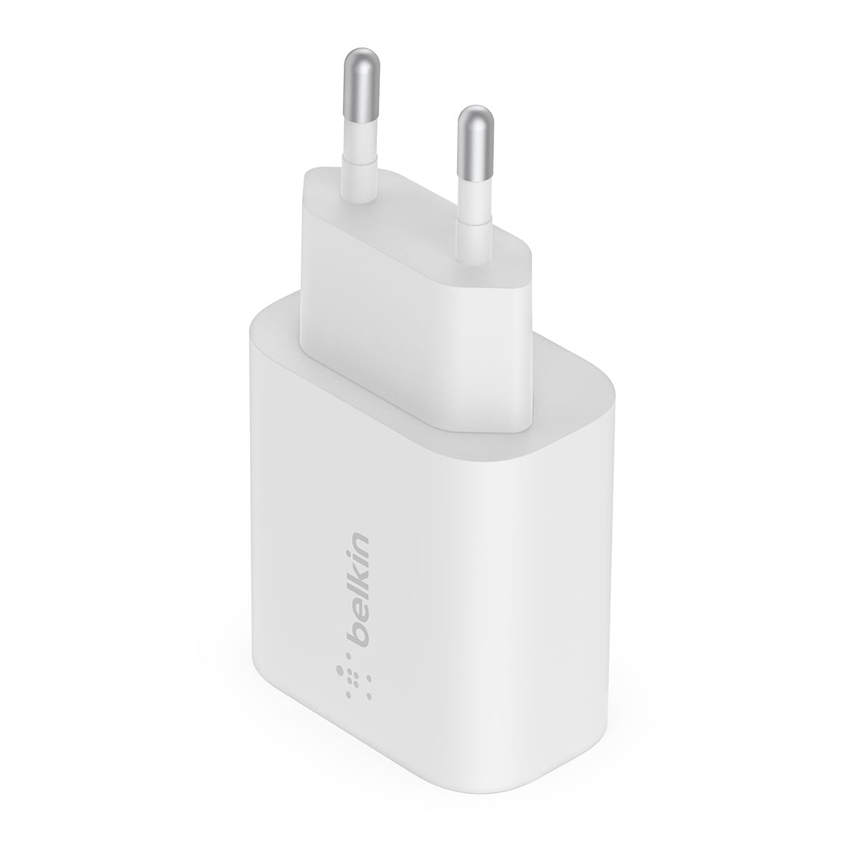 Cargador de pared Belkin USB-C PD 3.0 PPS 25 W + cable USB-C a Lightning Blanco-2