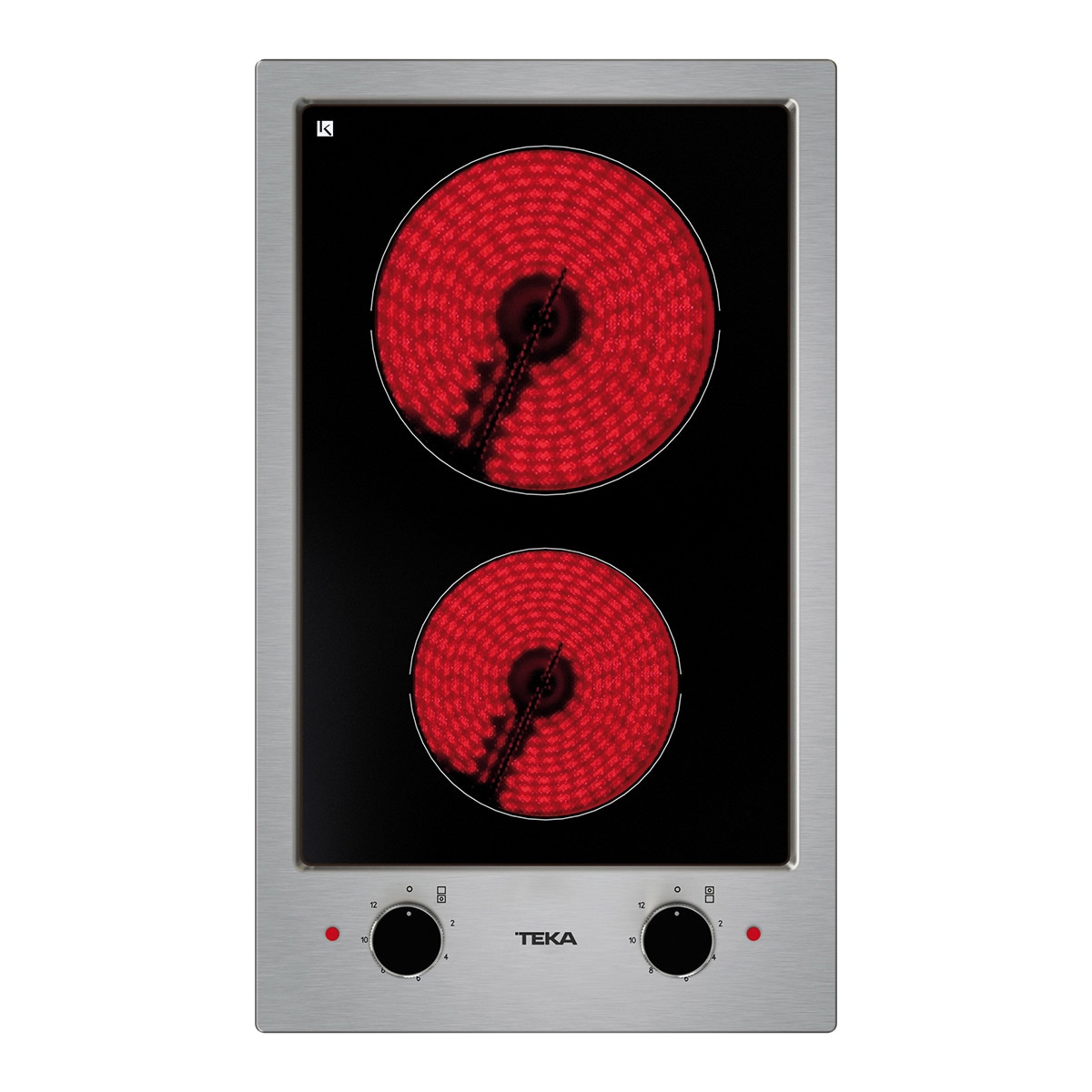Placa modular vitrocerámica Teka - EFX 30.1 2H Inox-1