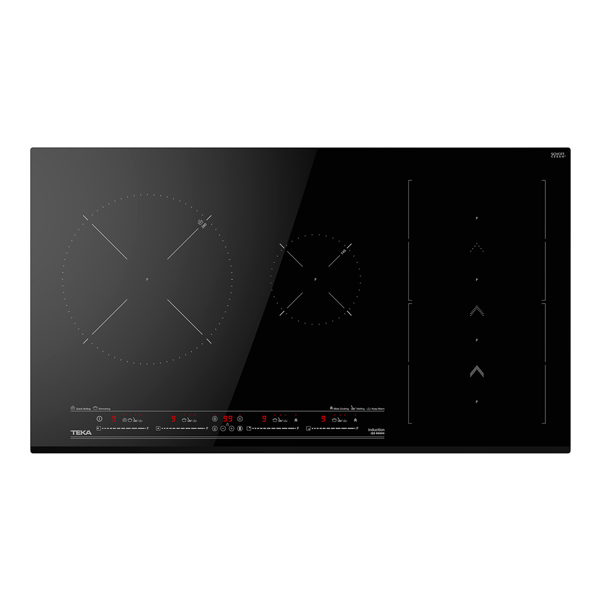 Placa inducción Teka Slide Cookking - IZS 96600 MSP Negro-1