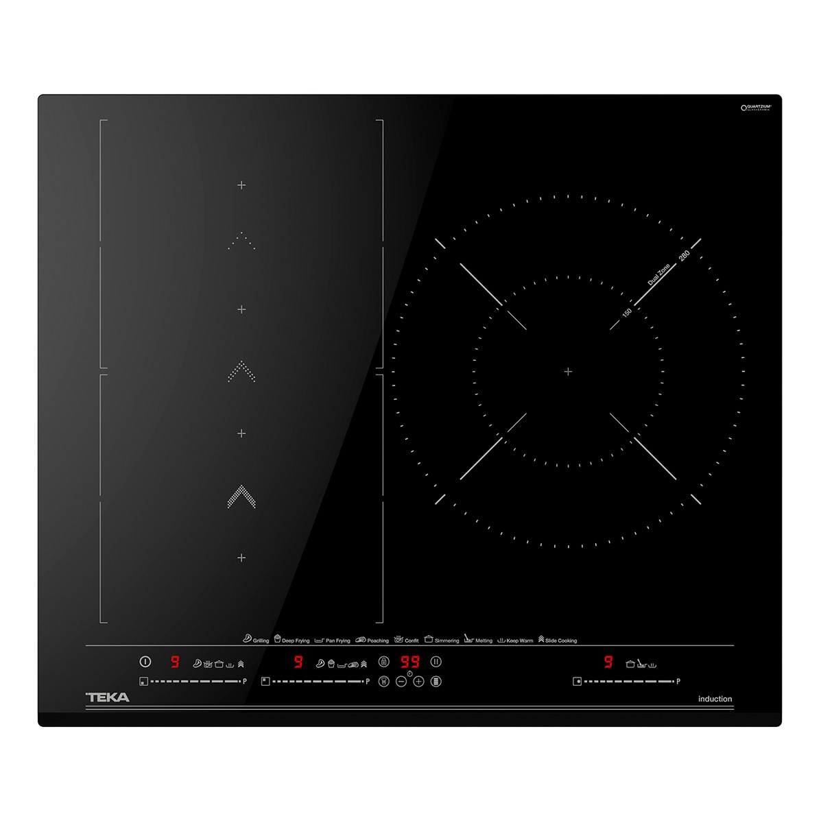 Imagen 0 de Placa inducción Teka SlideCooking y 3 zonas de cocinado - IZS67620 MST BK