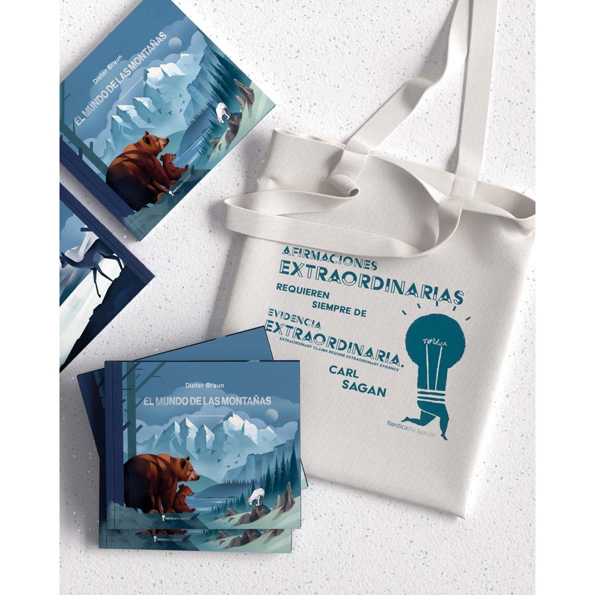 Pack el mundo de las montañas con bolsa 1