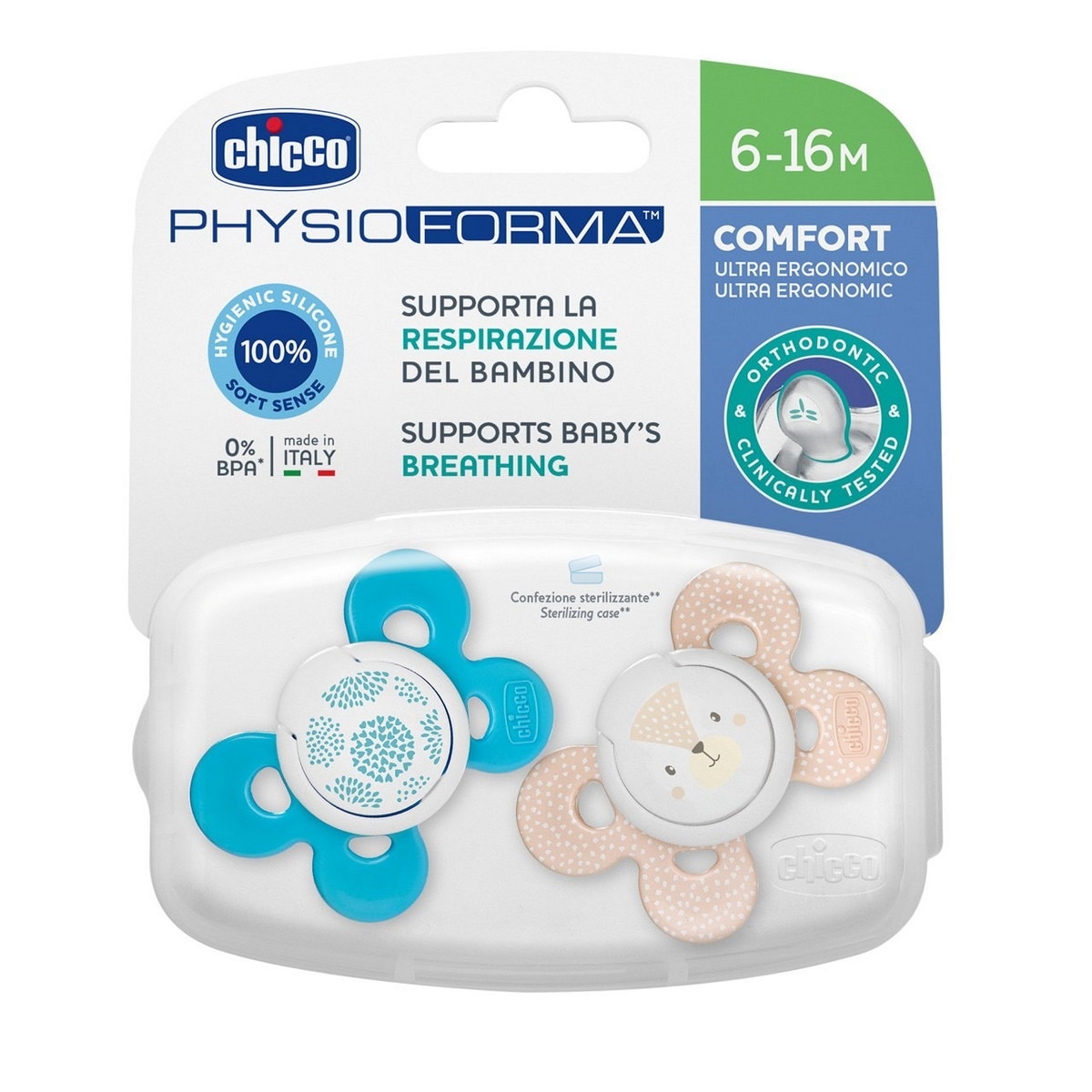 Chupetas Physio Comfort B - 6-16 M 2