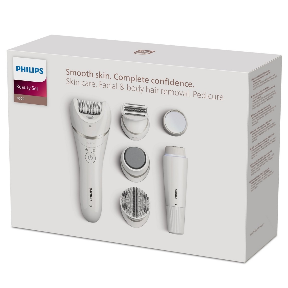 Depiladora de Arranque Philips Series 9000 BRE 770/92 Multi-zonas Recarregável - Branco Branco-9