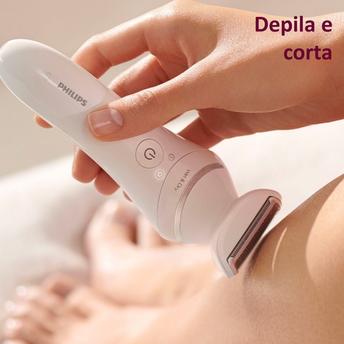Depiladora de Arranque Philips Series 9000 BRE 770/92 Multi-zonas Recarregável - Branco Branco-5