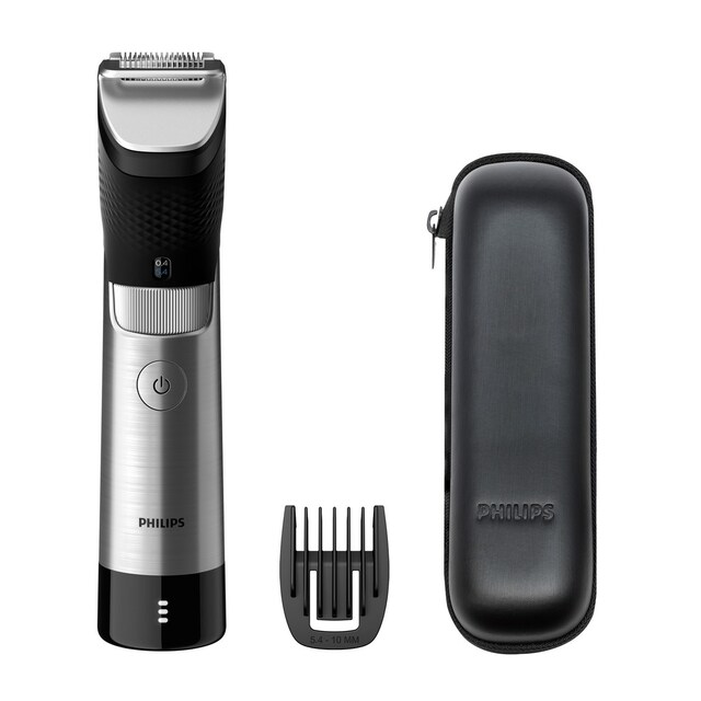 Imagem 0 de Aparador de Barba Philips 9000 Prestige BT9810/15 Tecnologia SteelPrecision Autonomia de 120 min - Inox