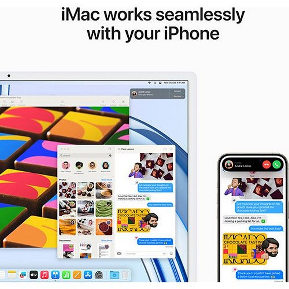 iMac 4.5K 24'' , 2023 , M3 8-core , GPU 10-Core , RAM 8GB , 256GB SSD 200 Rosa-7