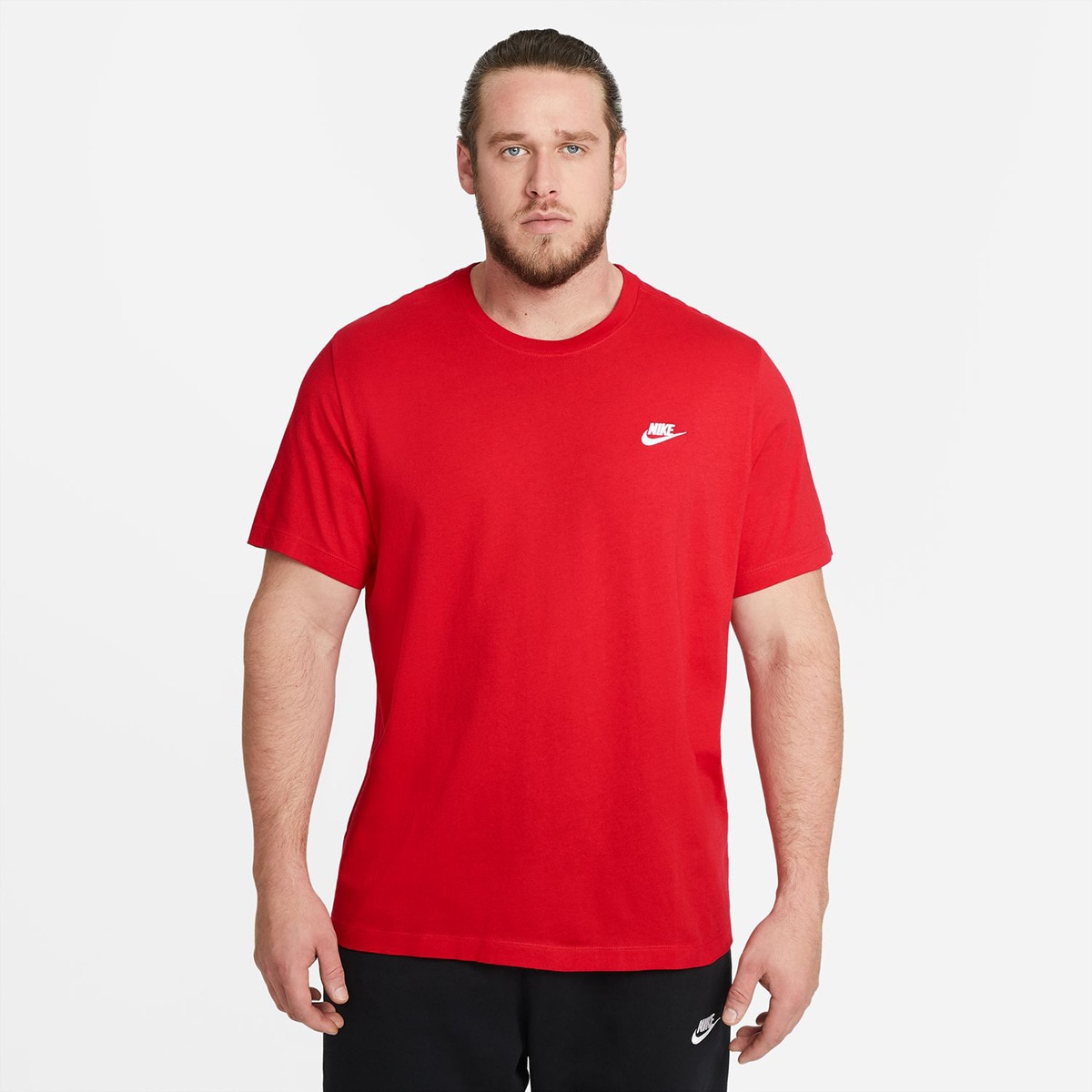 T-shirt de homem Club Nike Vermelho-5