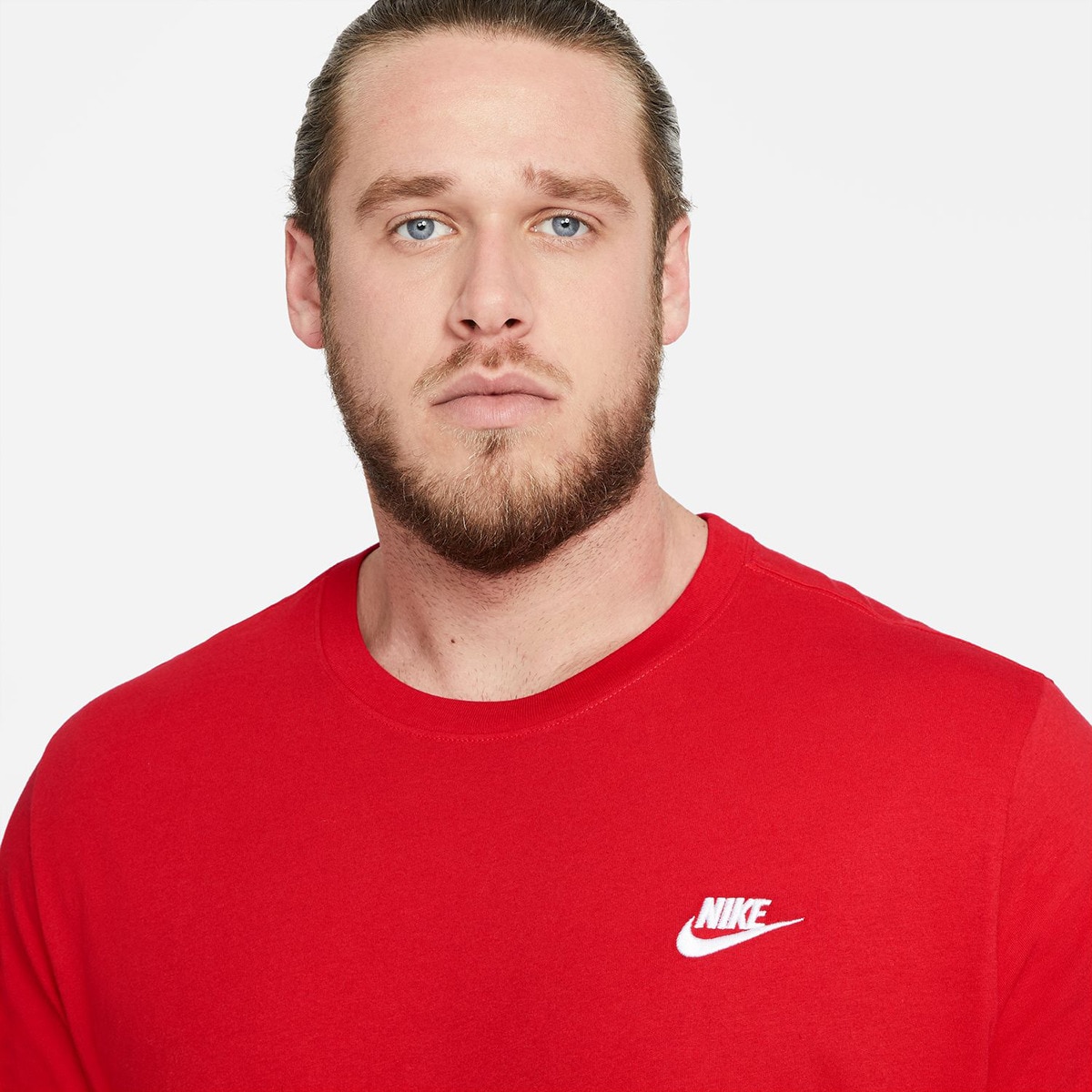 T-shirt de homem Club Nike Vermelho-7