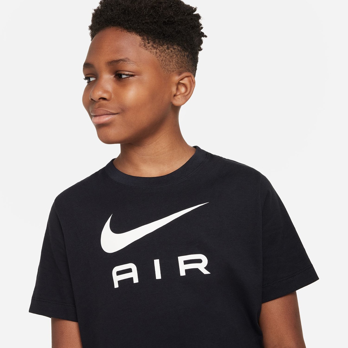 T-shirt de menino Sportswear Nike Preto-3