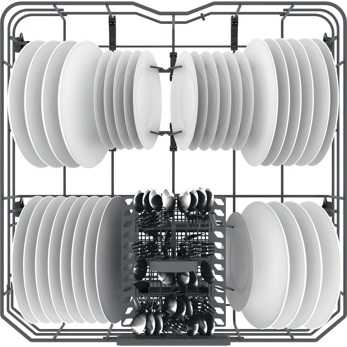 Lavavajillas Whirlpool 14 servicios, 60 cm - WFC 3C34 Blanco-9
