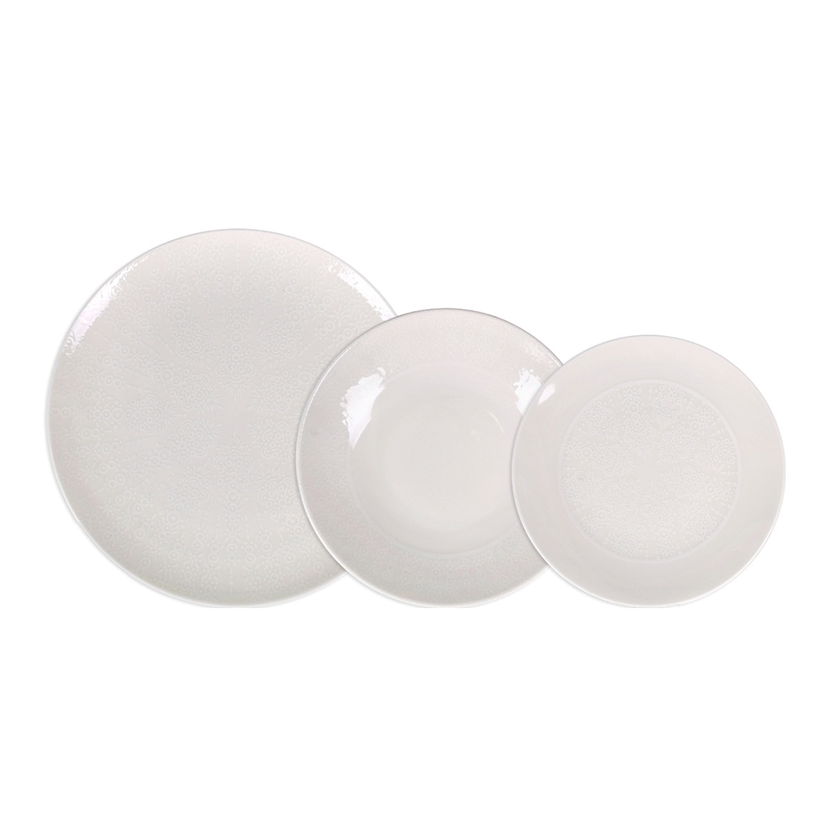 Plato de postre Coruña Santa Clara Blanco-2