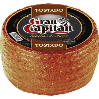 queso curado tostado mezcla elaborado con leche pasteurizada pieza 2,9 kg - Gran Capitan