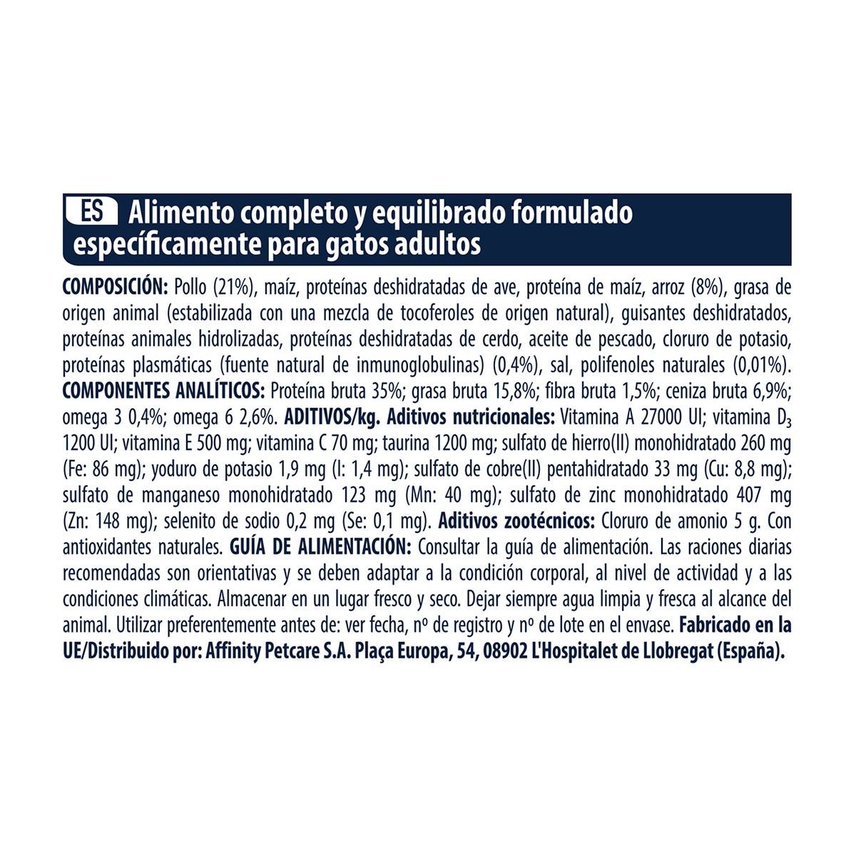 Pienso para gatos adultos Advance pollo 5