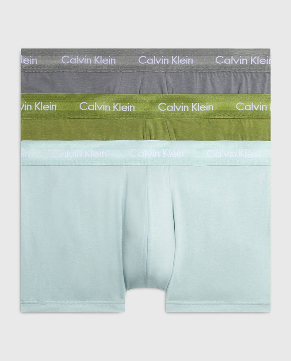 Pack de 3 Boxers de Cintura Baixa - Cotton Stretch Cinzento-claro-6