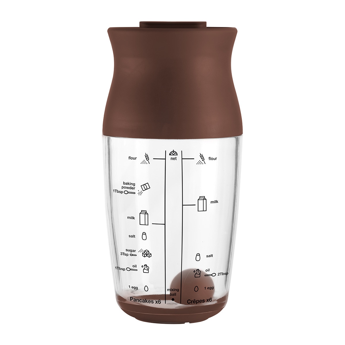 Shaker de Massas Batter Shaker Castanho-1