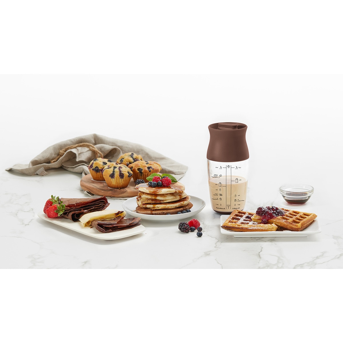 Shaker de Massas Batter Shaker Castanho-8