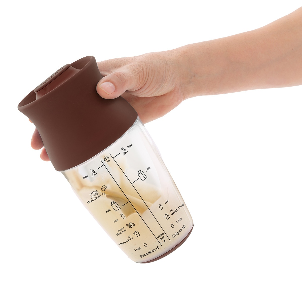 Shaker de Massas Batter Shaker Castanho-3