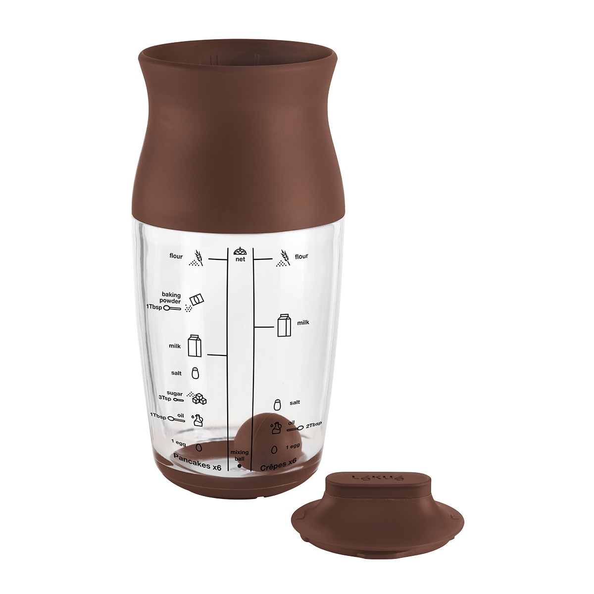 Shaker de Massas Batter Shaker Castanho-2