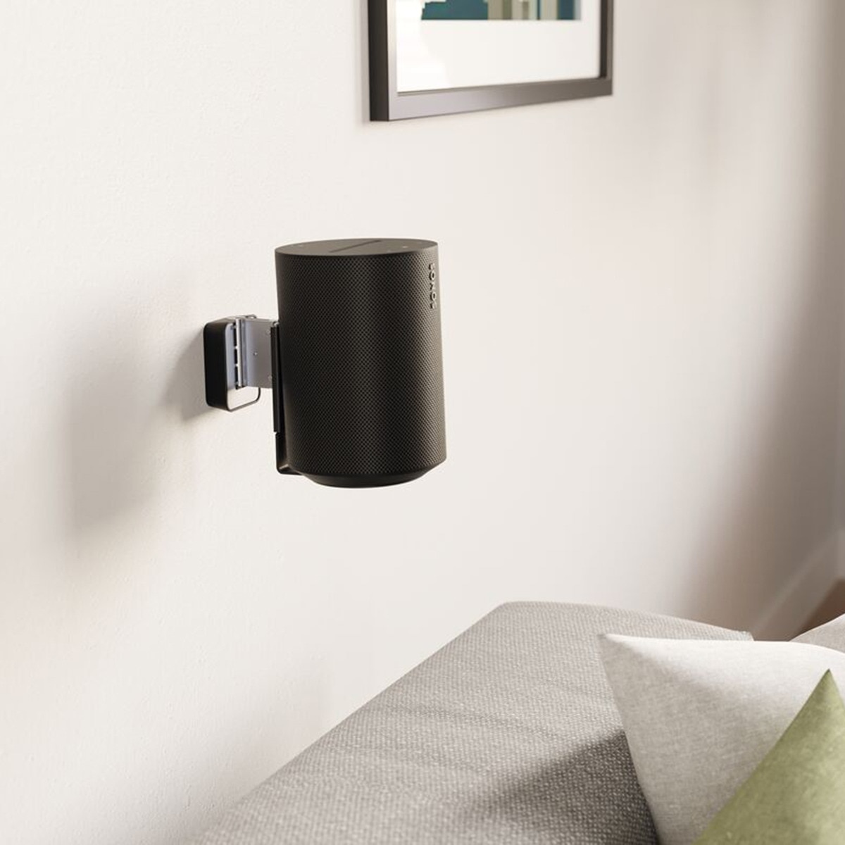 Soporte de pared Vogel's SWM 4111B para altavoz Sonos Era 100 Negro Negro-5