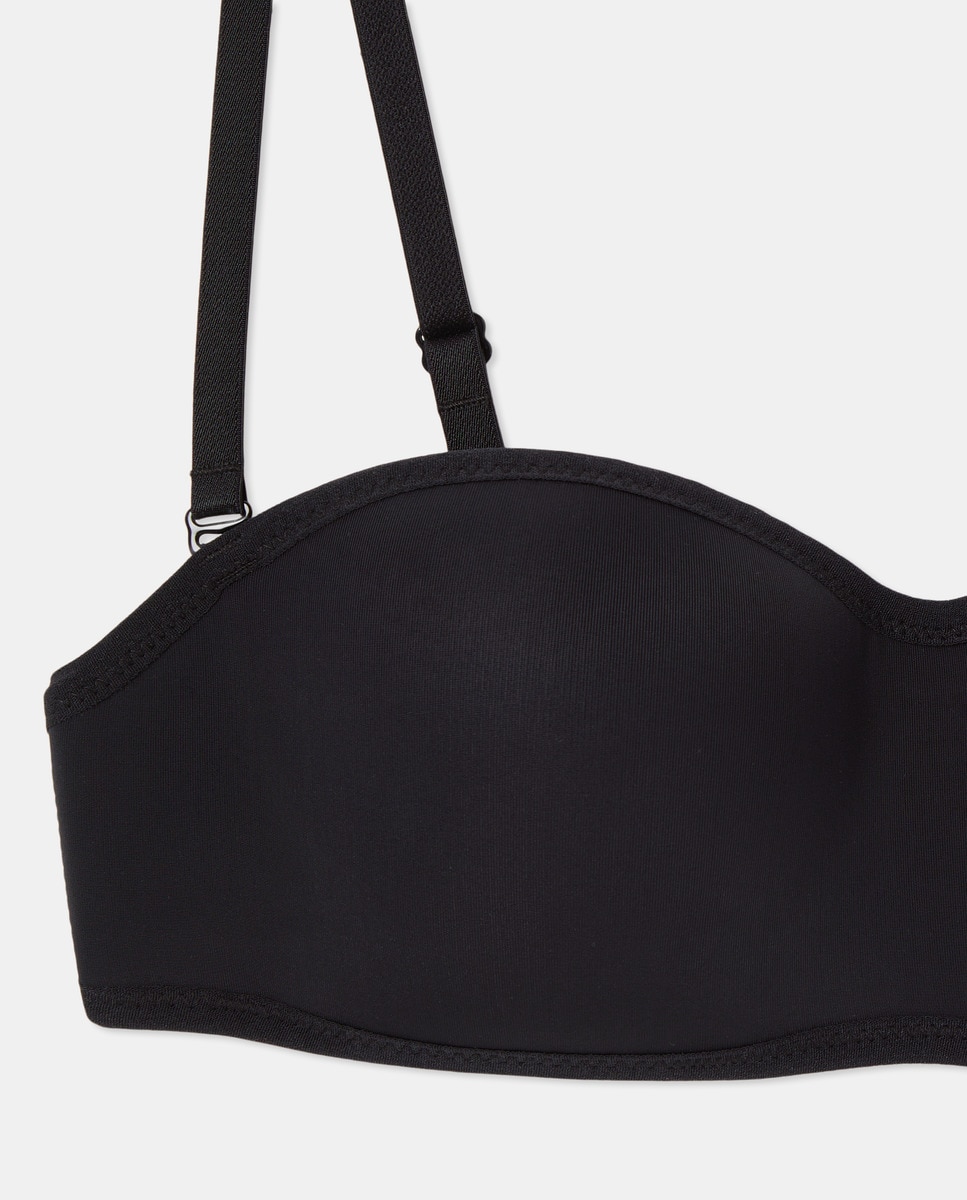Sujetador preformado bandeau Negro-5