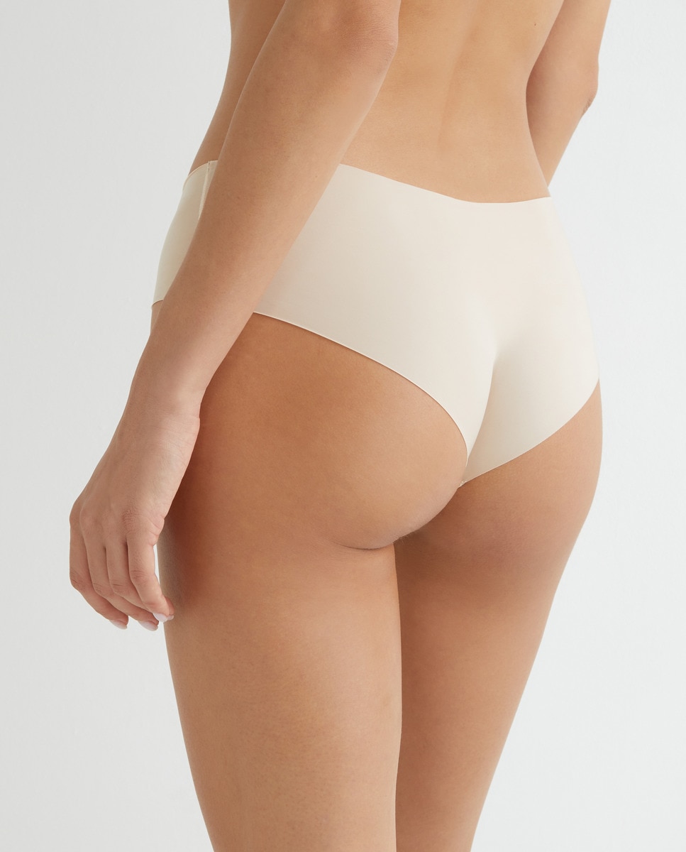 Pack 2 bragas microfibra laser cut Beige-2