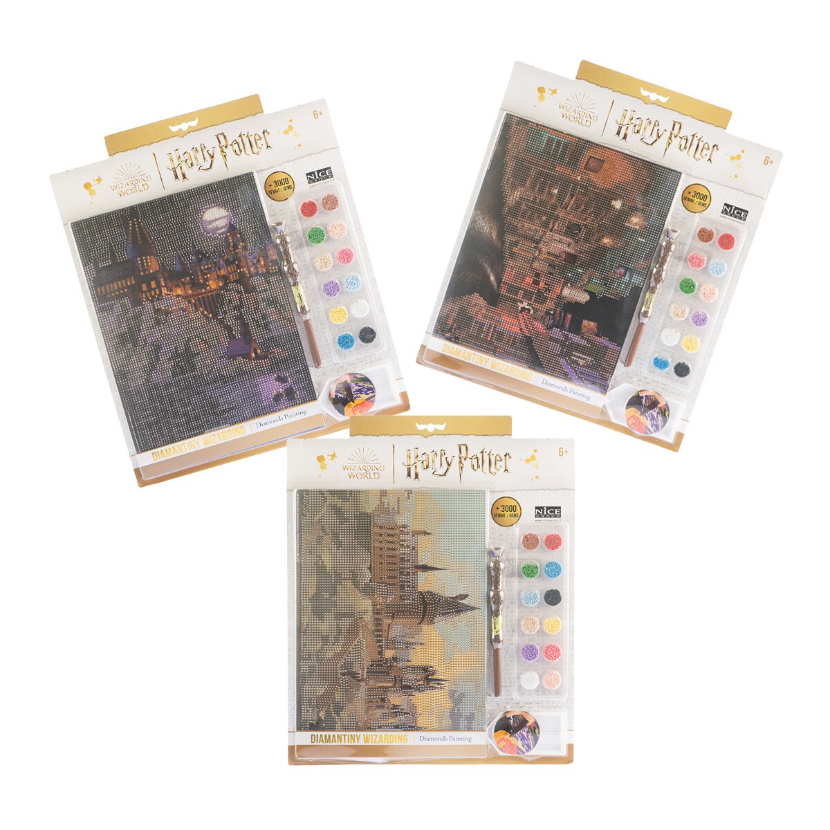 DIAMANTINY Harry Potter Diamond Painting – Mosaik-Set 50x70 Cm Mit 3D Edelsteinen, Überraschungsmotiv