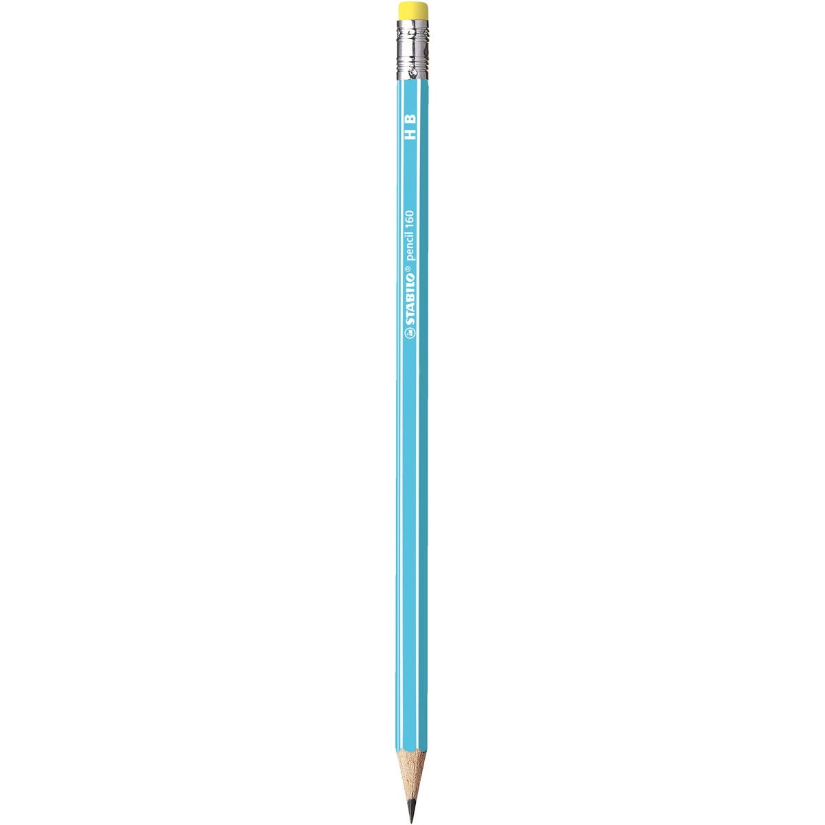 Lápis Escolar Hexagonal Pencil 160 com Borracha - Azul Azul-1