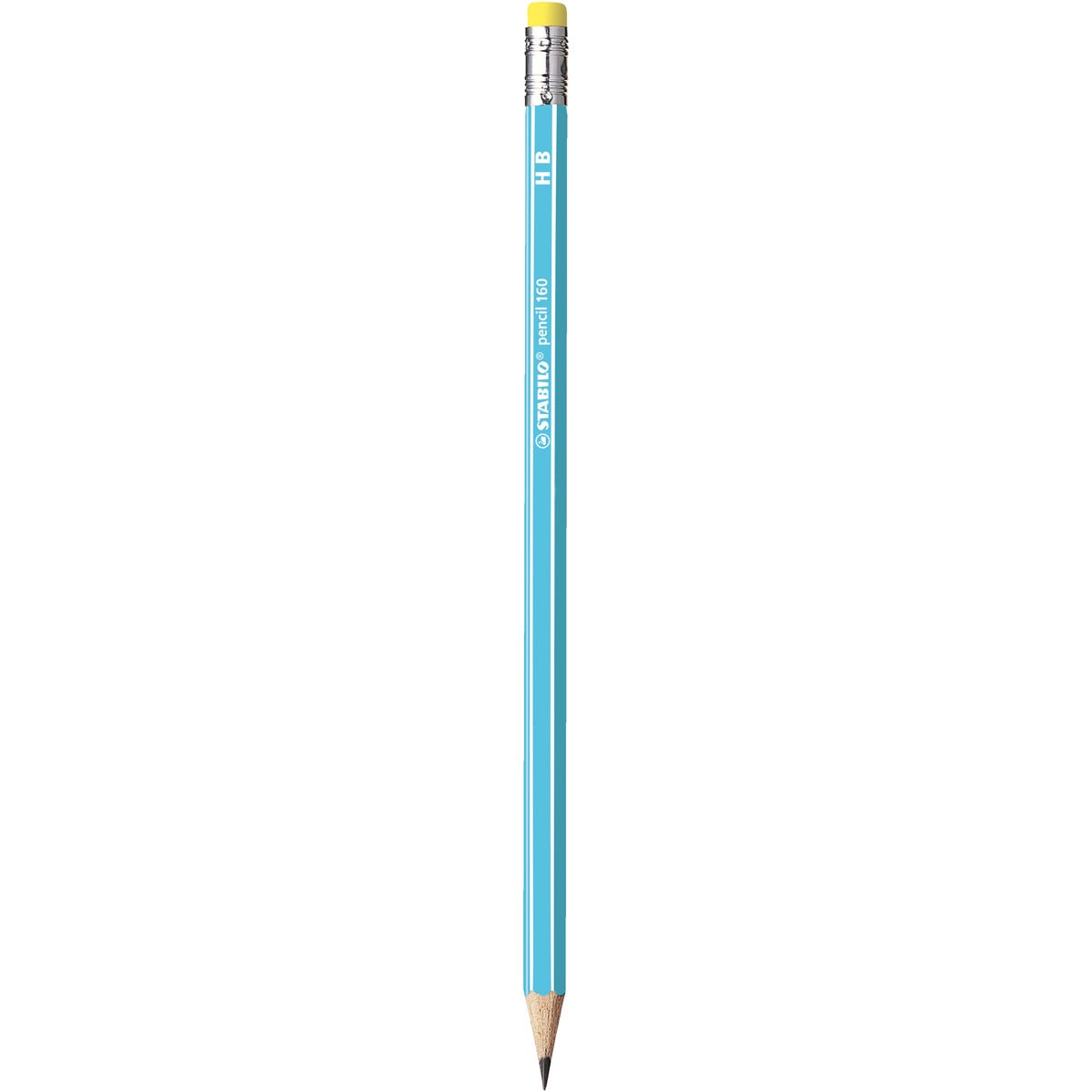 Lápis Escolar Hexagonal Pencil 160 com Borracha - Azul Azul-1