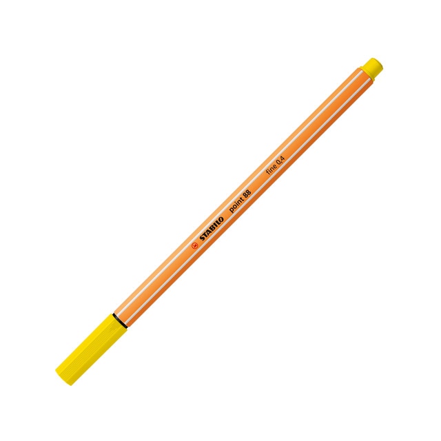 Imagen 0 de Rotulador Punta Fina point 88 STABILO Amarillo Limón