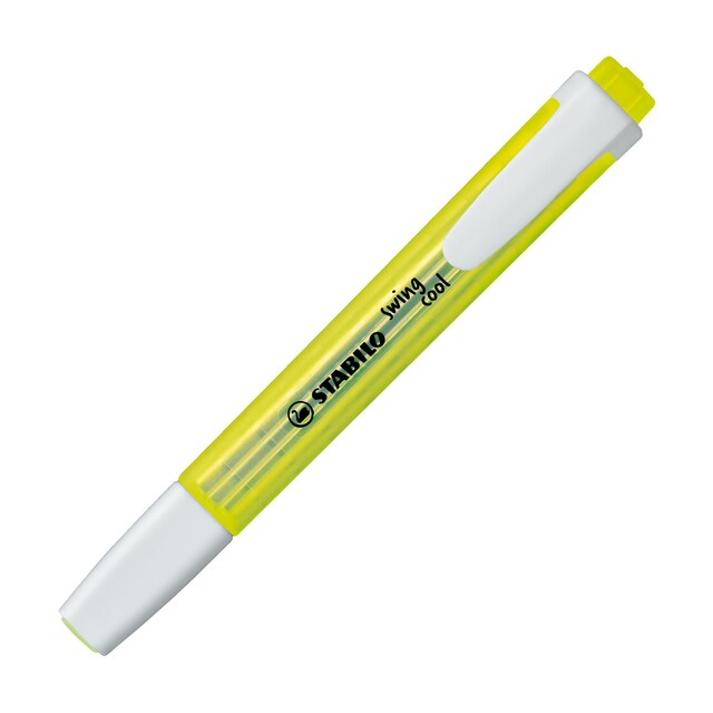 Imagen 0 de Marcador Fluorescente swing cool STABILO Amarillo