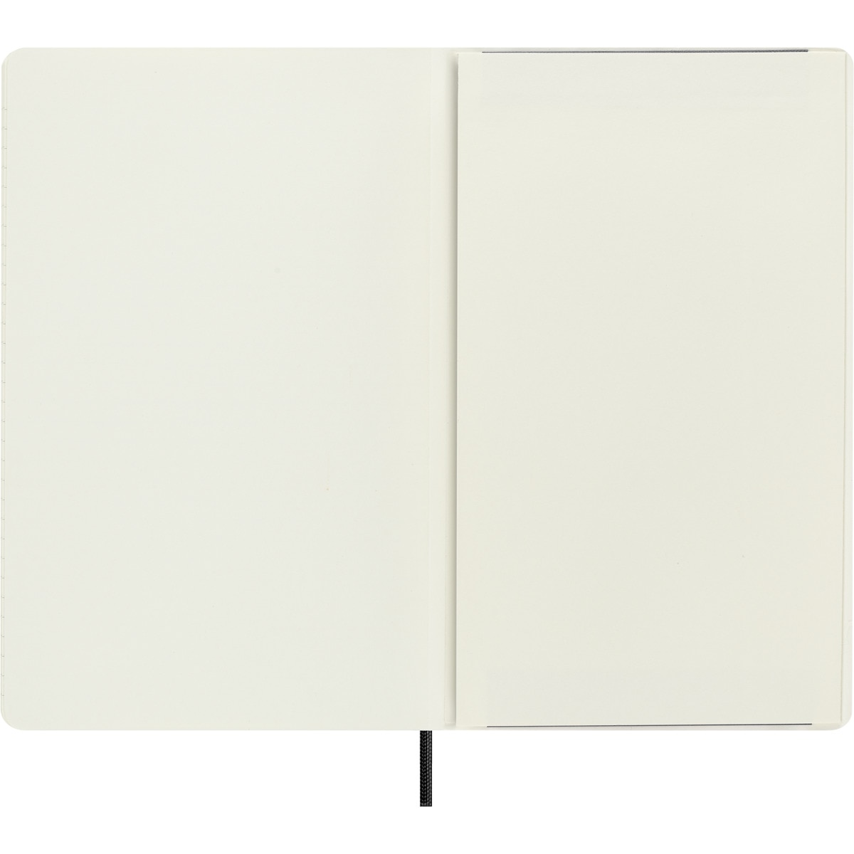 Cuaderno large hojas rayadas tapa blanda vegana Moleskine negro Negro-6