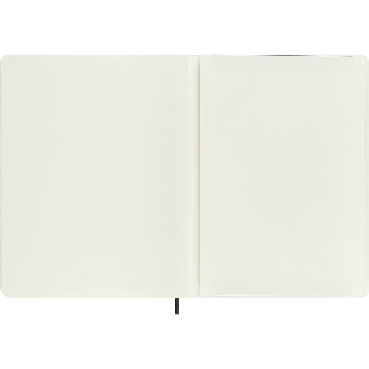 Cuaderno extralarge hojas rayadas tapa blanda vegana Moleskine negro Negro-6