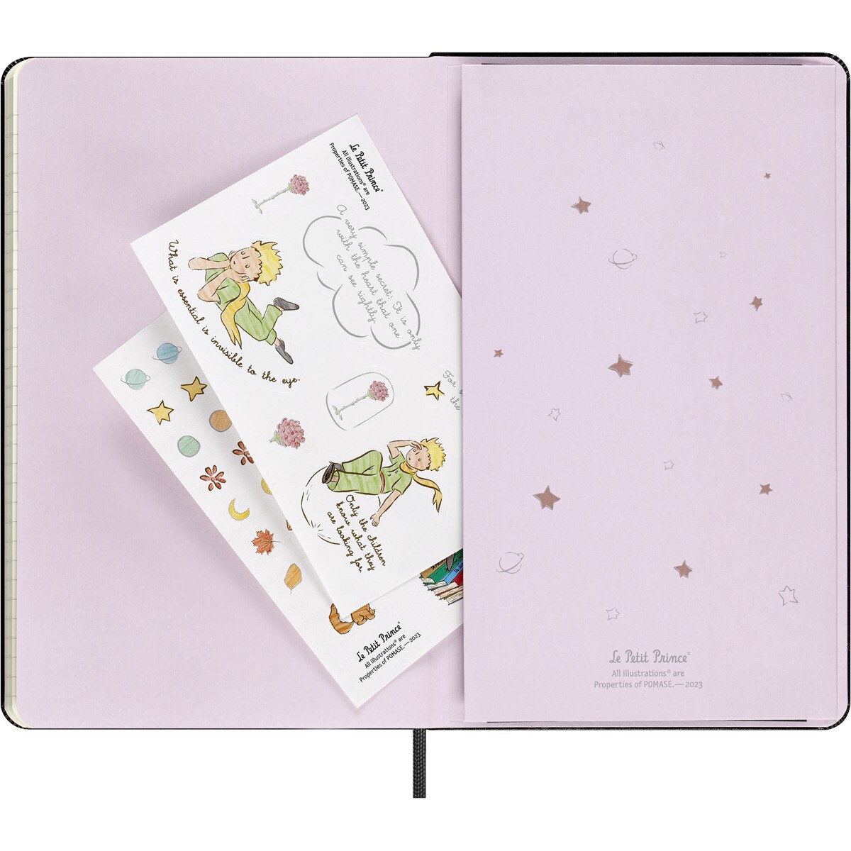 Cuaderno Moleskine Edición Limitada El Principito - Tapa Dura, Rayado, 13x21 Cm, 192 Páginas, Color Azul